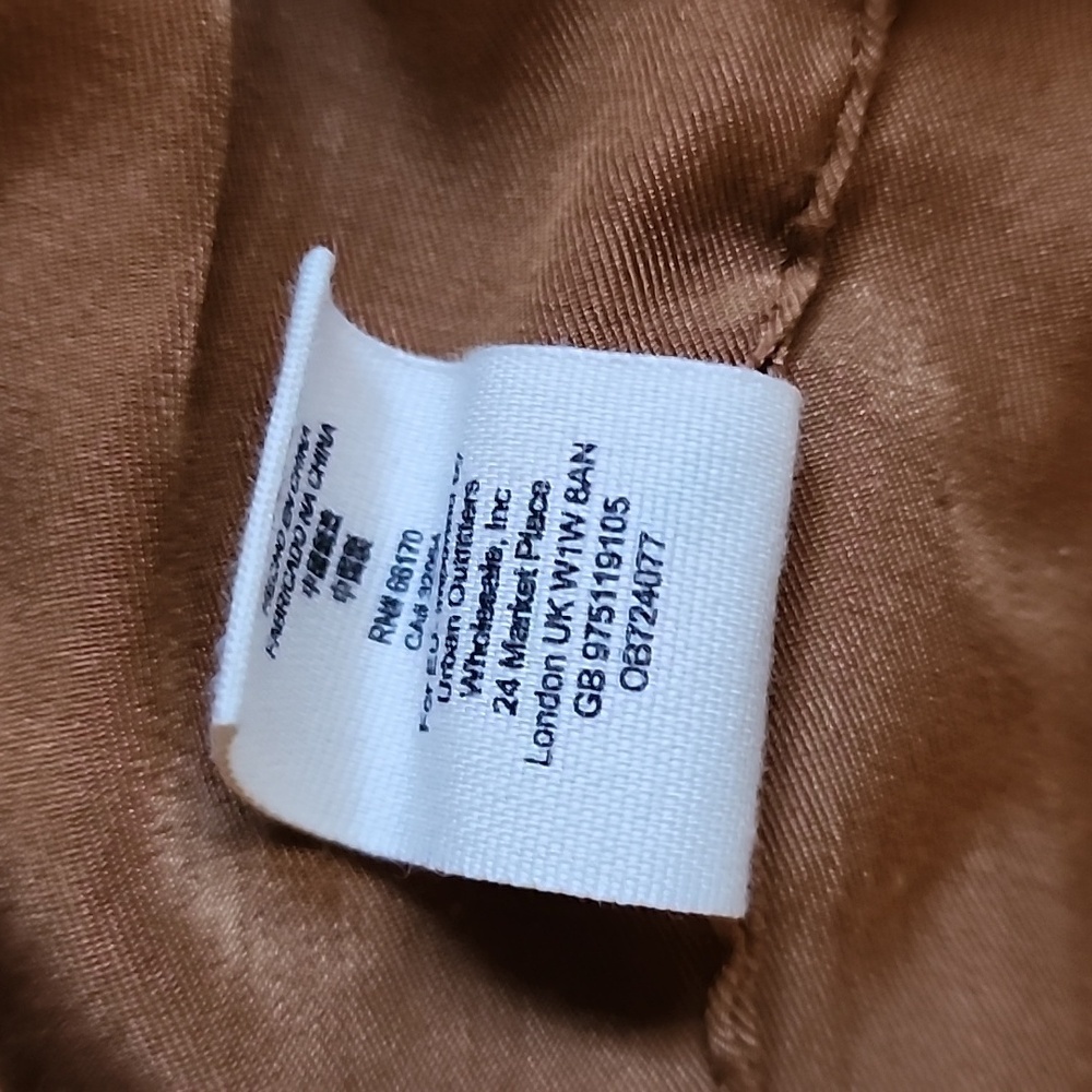 Free People Brown Teddy Coat Cozy Indie Sleaze Grunge Sherpa Jacket - Picture 7 of 7